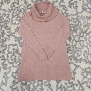 Loft Pink Turtleneck Sweater
